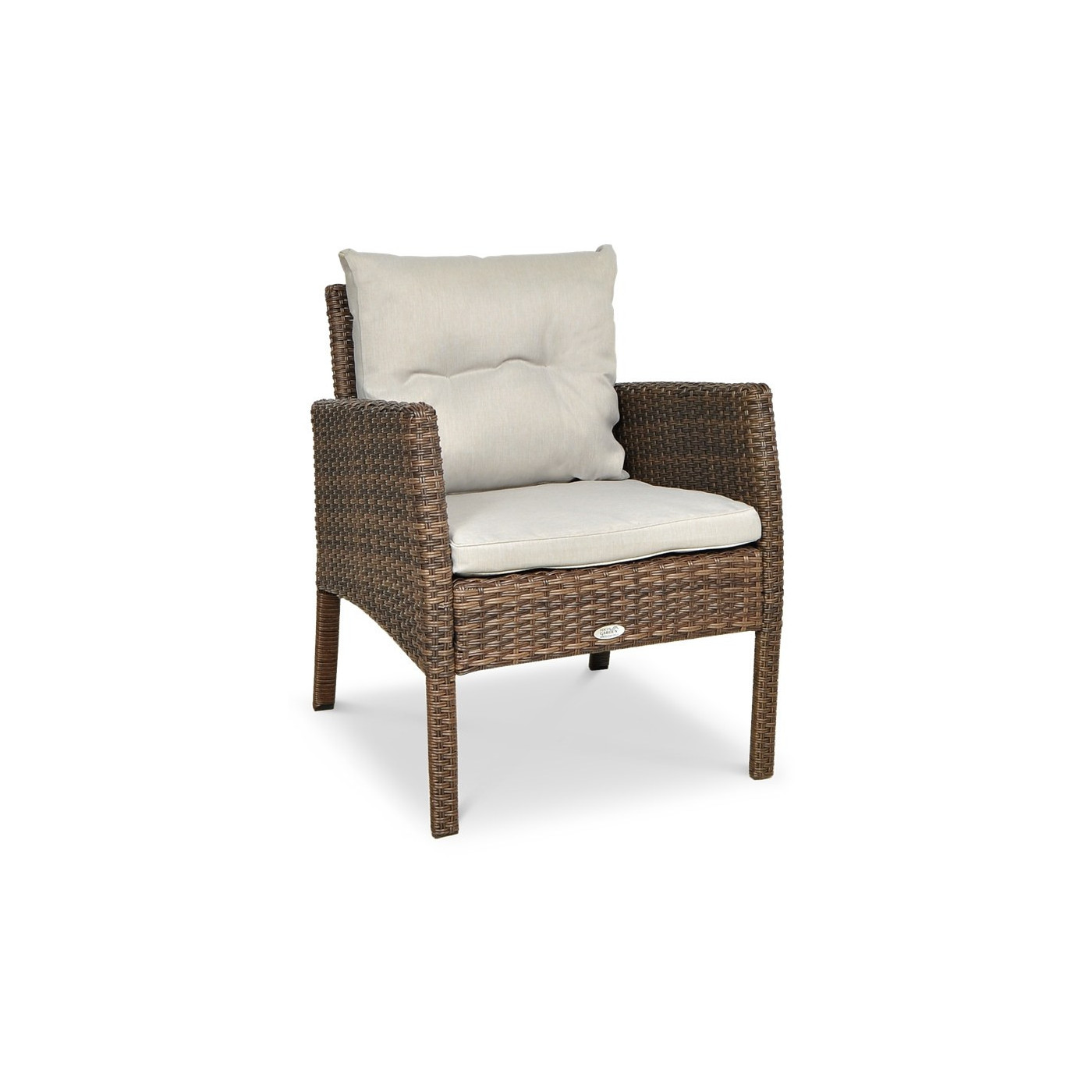 CORTINA CORNER SOFA + BROWN ARMCHAIR