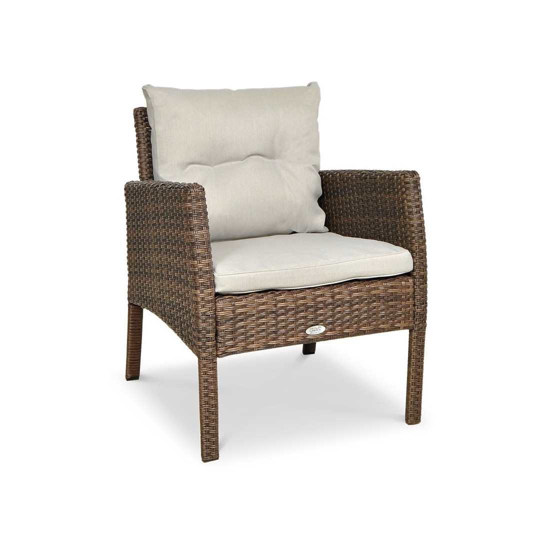 CORTINA CORNER SOFA + BROWN ARMCHAIR