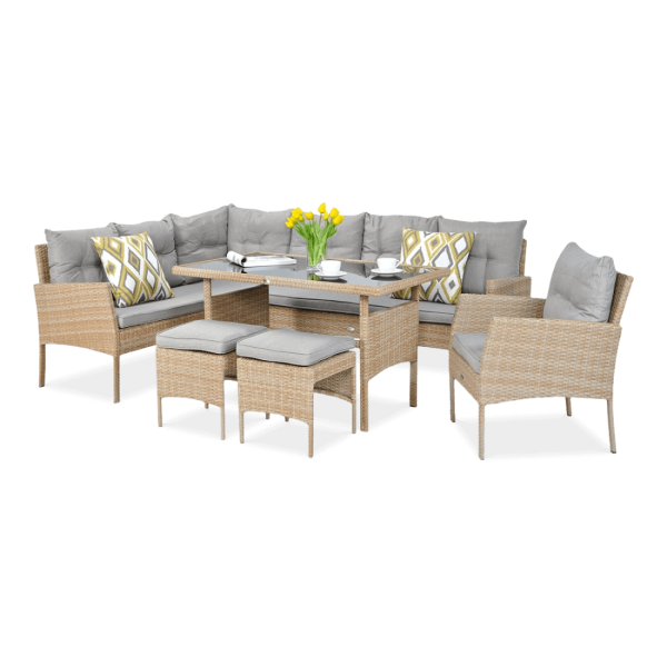 CORTINA CORNER SOFA + ARMCHAIR BEIGE