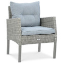 CORTINA CORNER SOFA + DOLPHIN GREY ARMCHAIR
