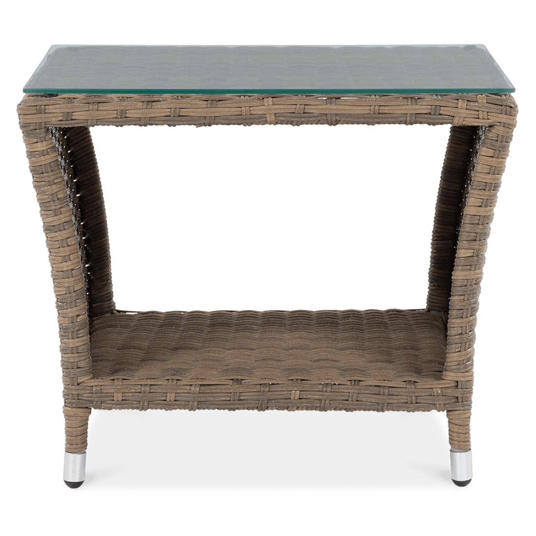 Stolik kawowy dołączony do kompletu mebli ogrodowych