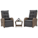 Komplet mebli technorattanowych ALICANTE DUO Brown