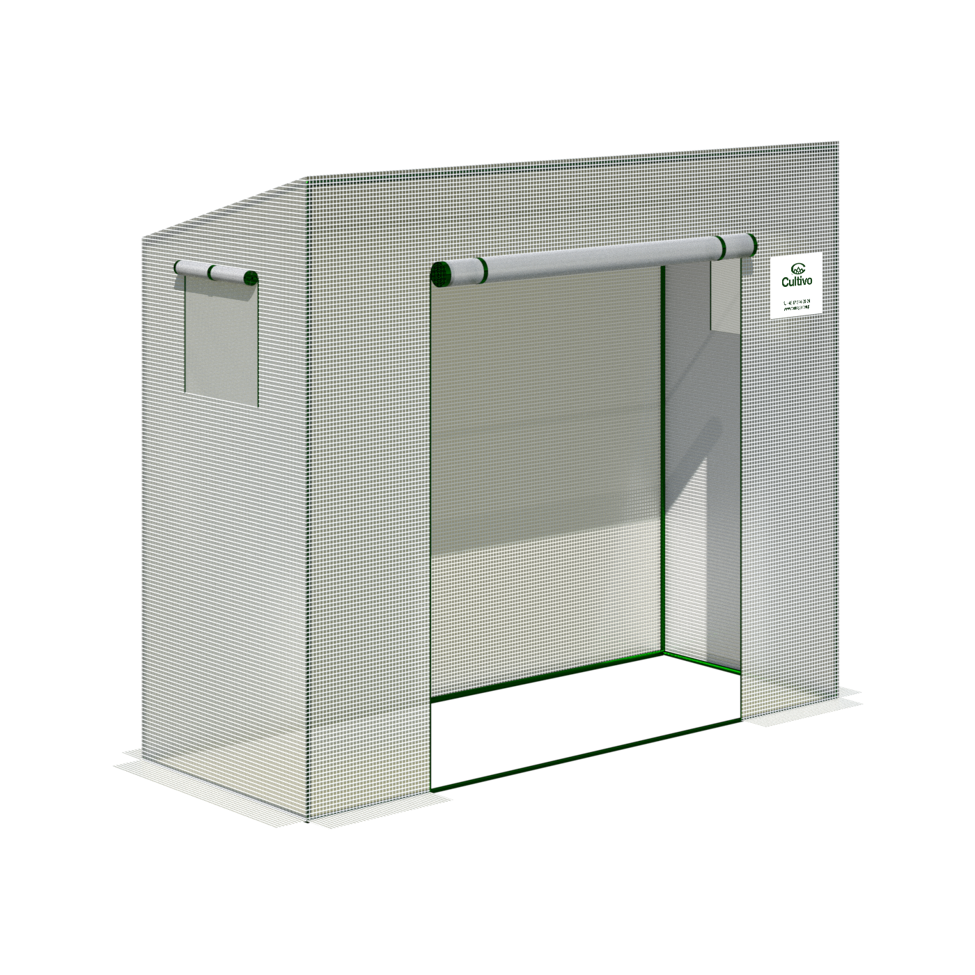 Szklarnia foliowa na pomidory 200x77 cm kolor biały