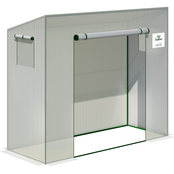 Szklarnia foliowa na pomidory 200x77 cm kolor biały