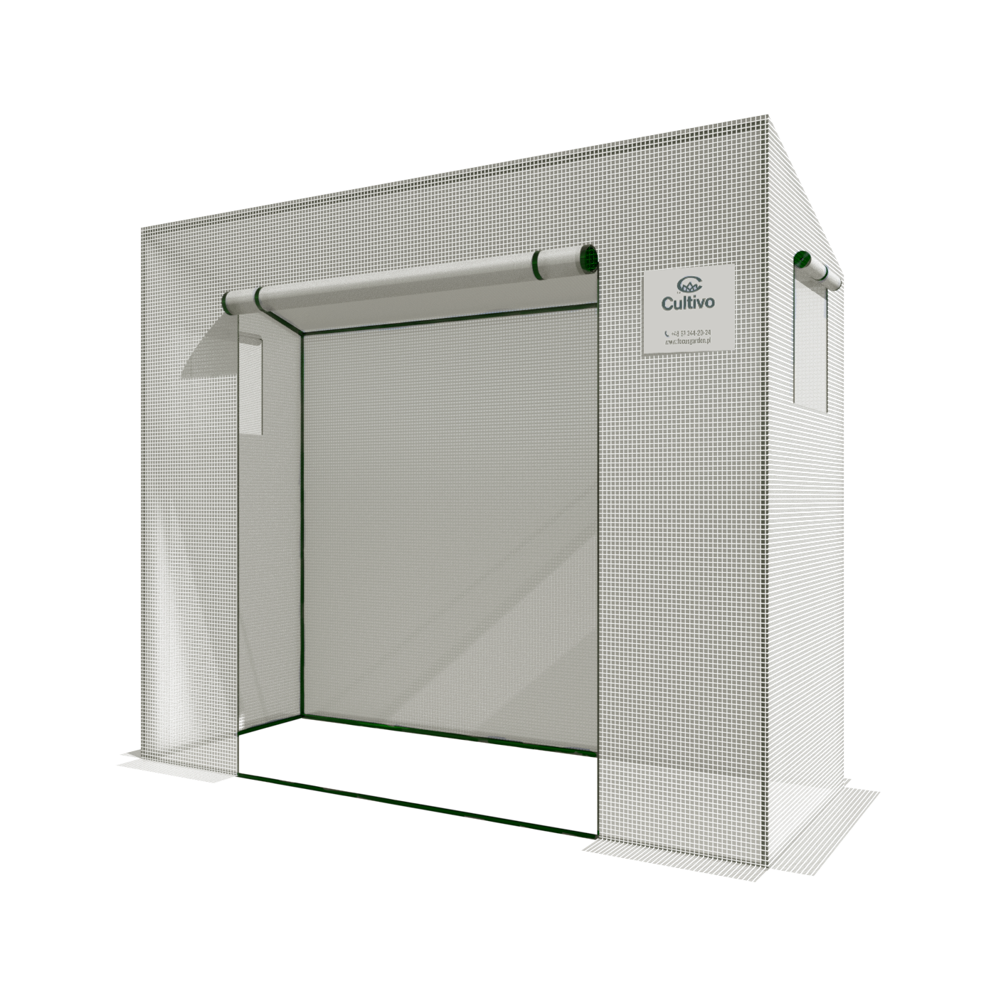 Szklarnia foliowa na pomidory 200x77 cm kolor biały