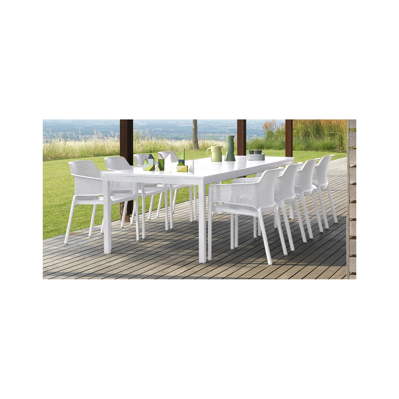 Zestaw ogrodowy Nardi Netrio 8210 Bianco