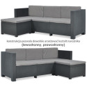 MANHATTAN CORNER SOFA GRAPHITE