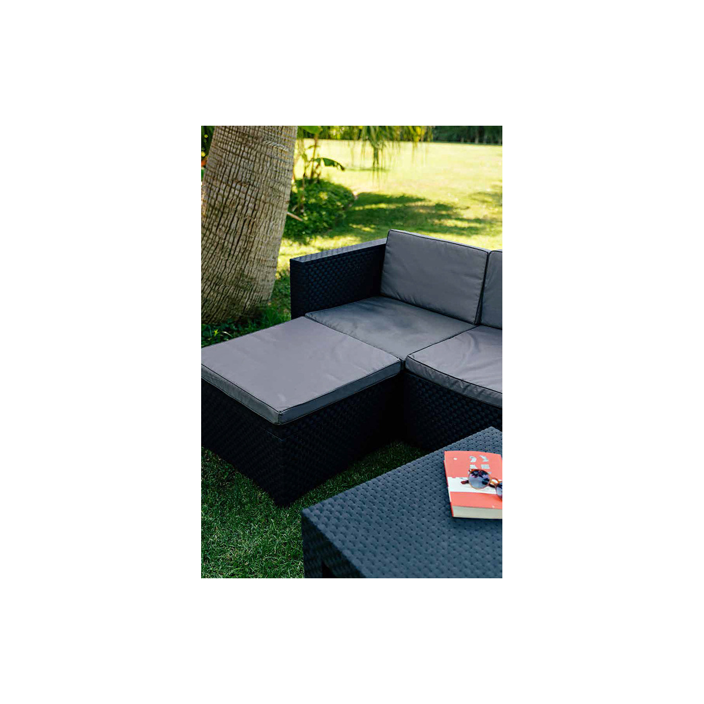 MANHATTAN CORNER SOFA GRAPHITE