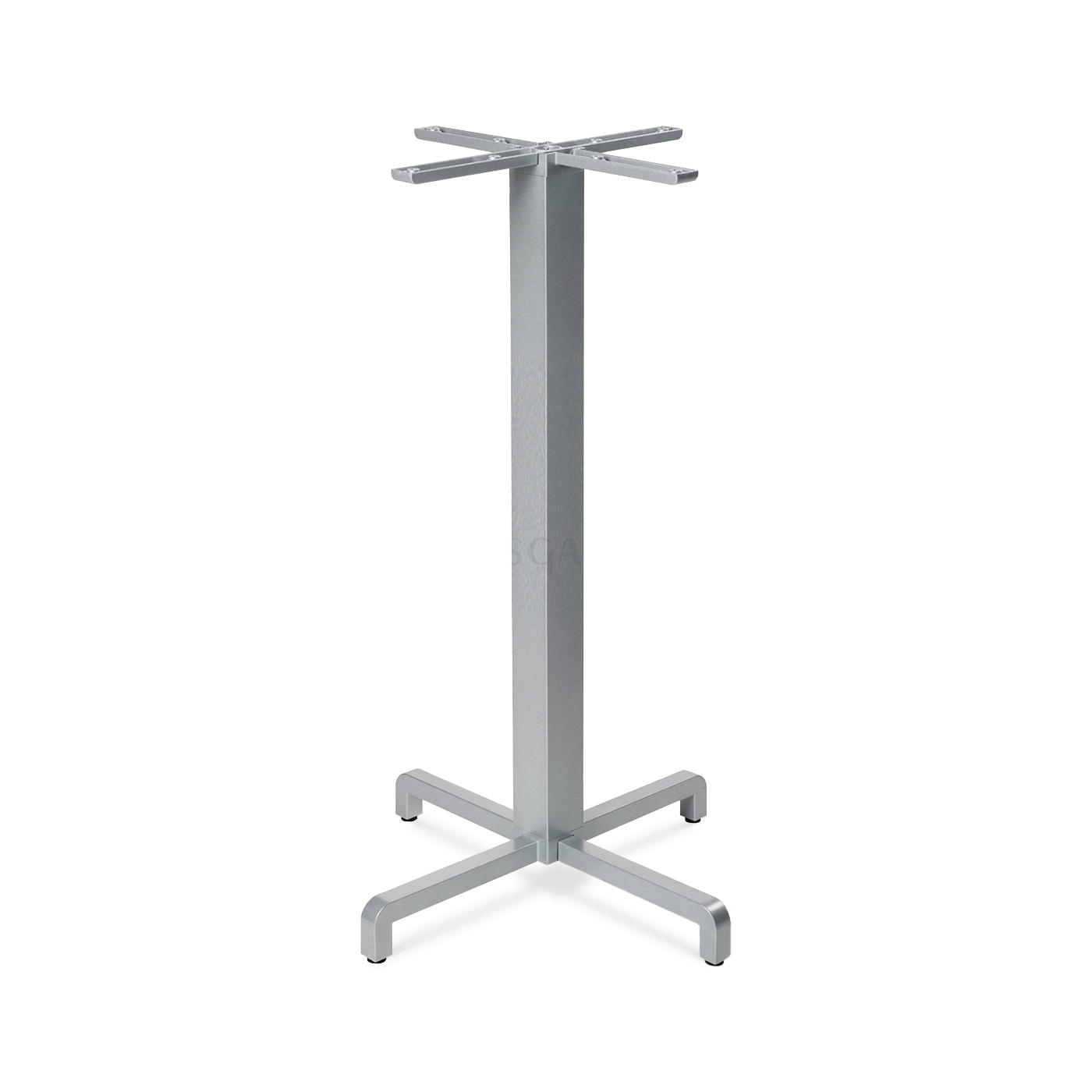 biała wysoka podstawa do stołu