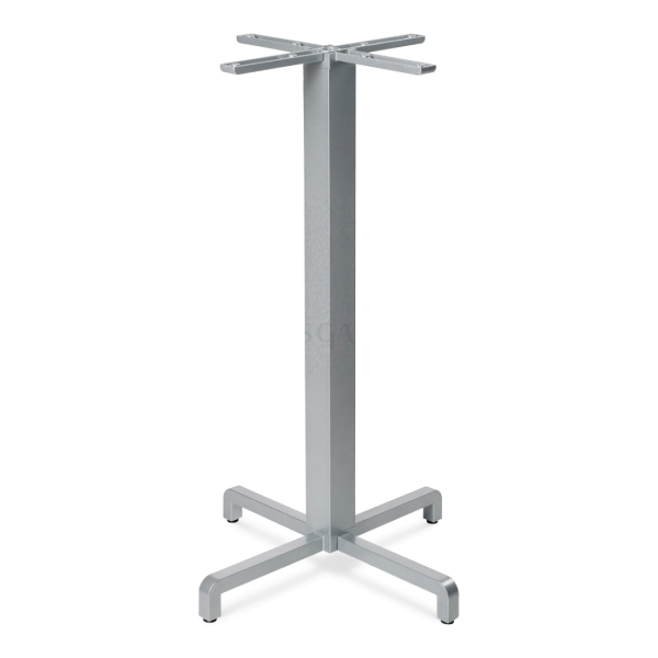 biała wysoka podstawa do stołu