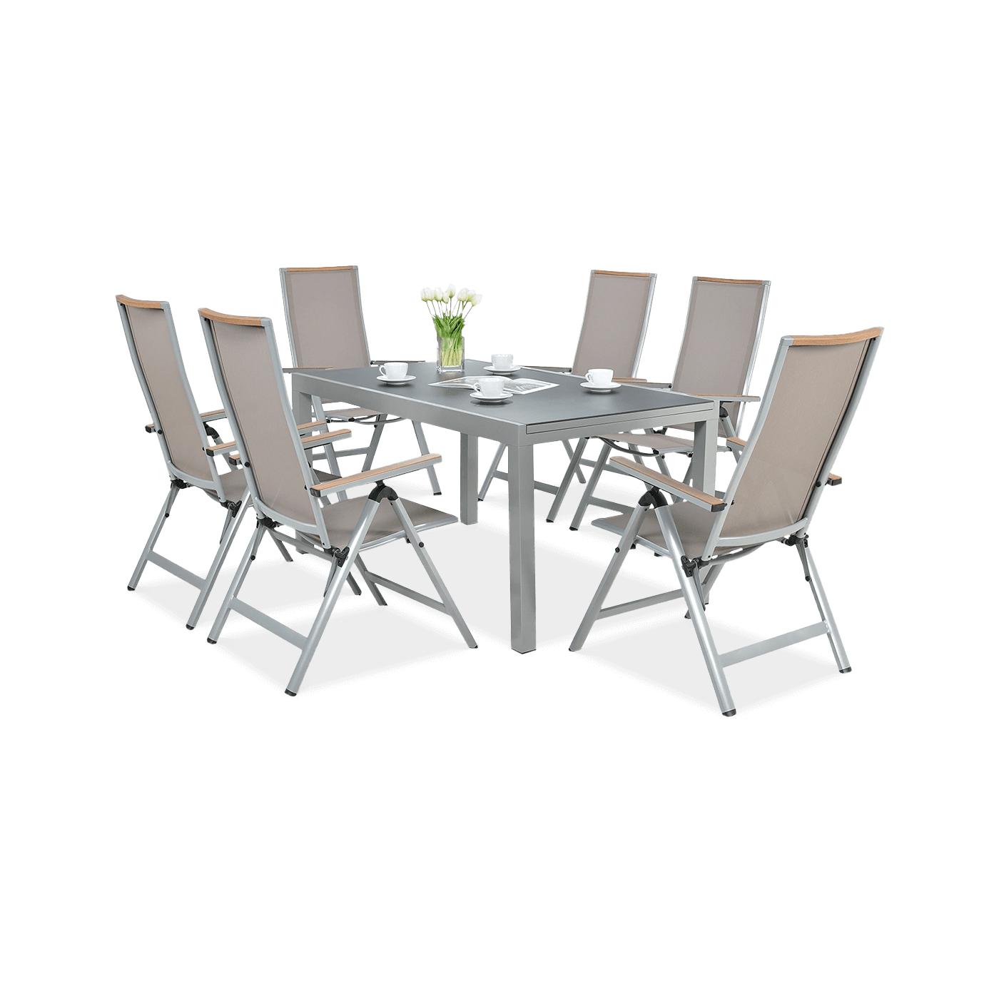 Meble ogrodowe Brisbane 6250 Taupe