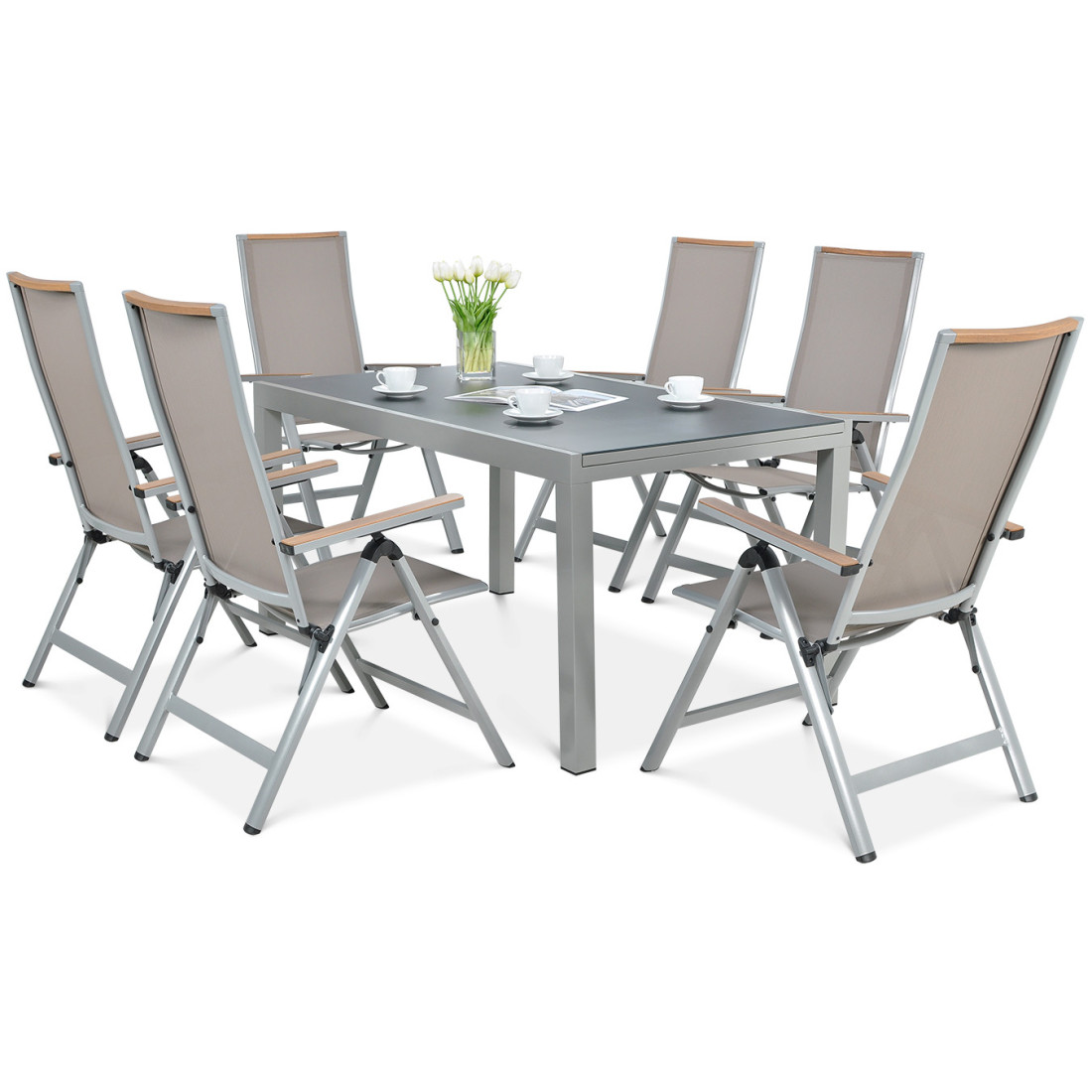 Meble ogrodowe Brisbane 6250 Taupe