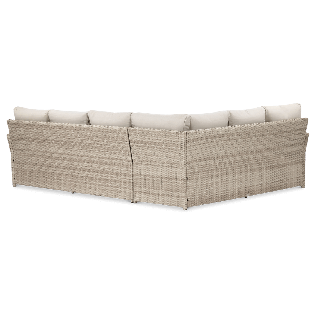 Tył narożnika technorattan SALO Beige