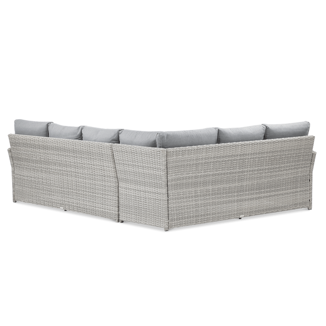 Tył narożnika technorattan SALO Stone Grey