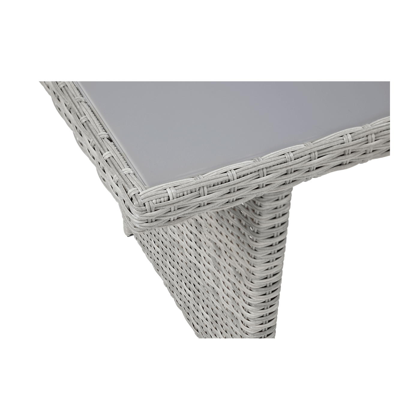 Widok z góry na krawędź stolika