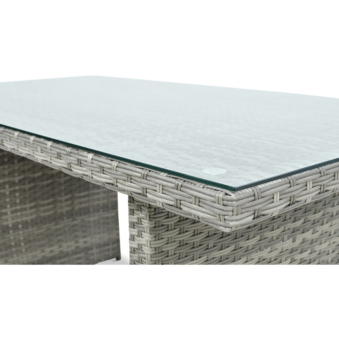 Zestaw mebli ogrodowych Ibiza Grey z technorattanu