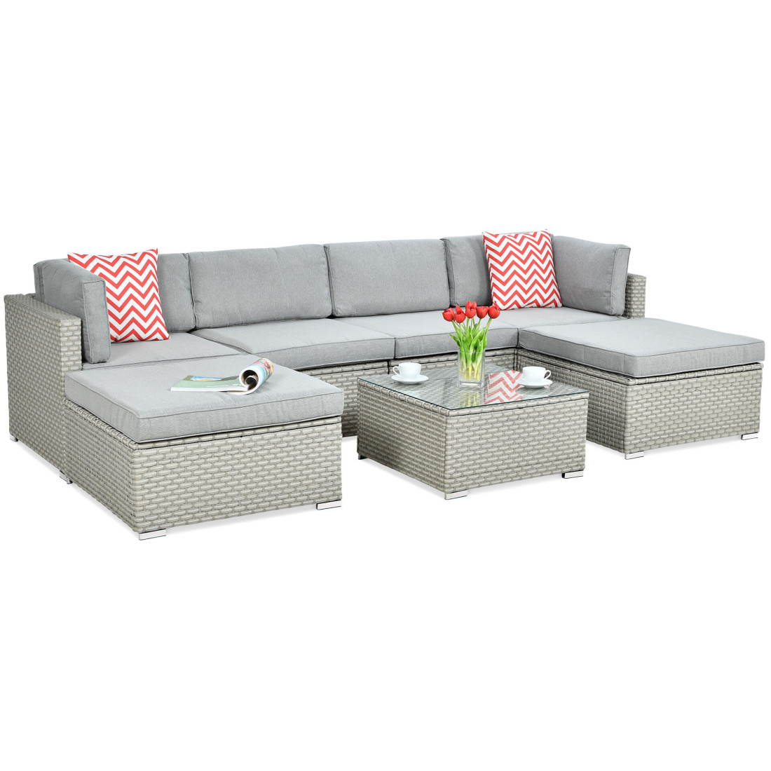 PORTO CORNER SOFA GREY