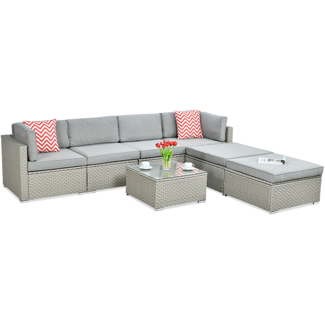 PORTO CORNER SOFA GREY