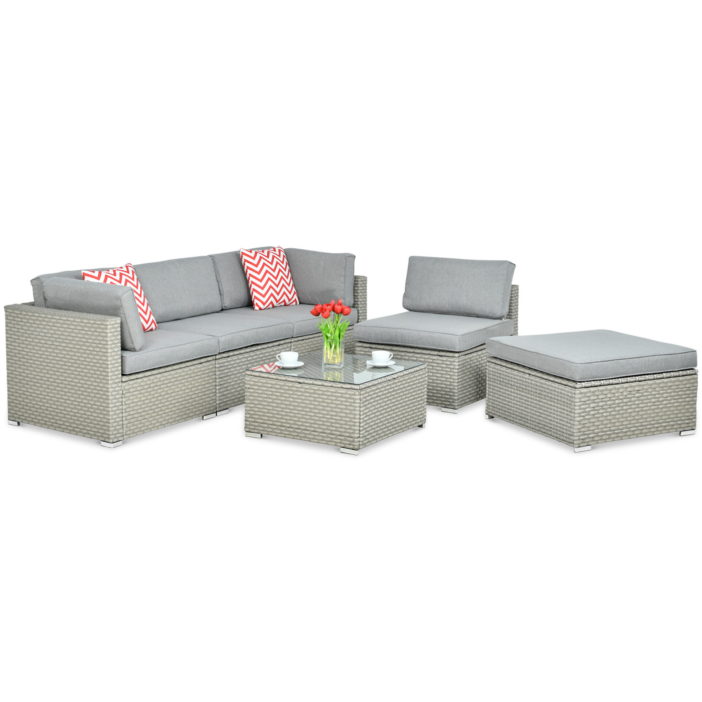 PORTO CORNER SOFA GREY