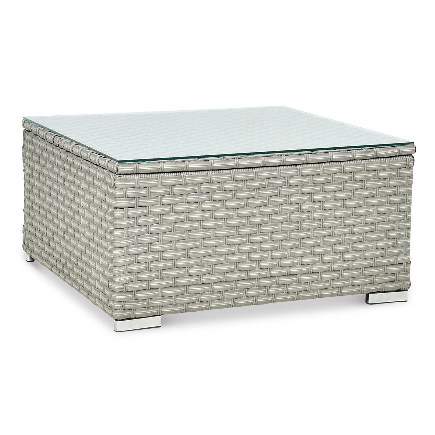 Naroznik modulowy z technorattanu Porto Grey