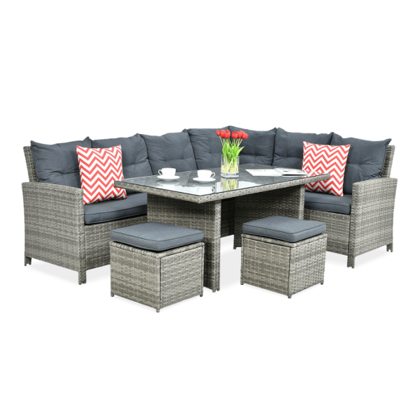 IBIZA CORNER SOFA GREY