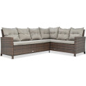 IBIZA CORNER SOFA BROWN