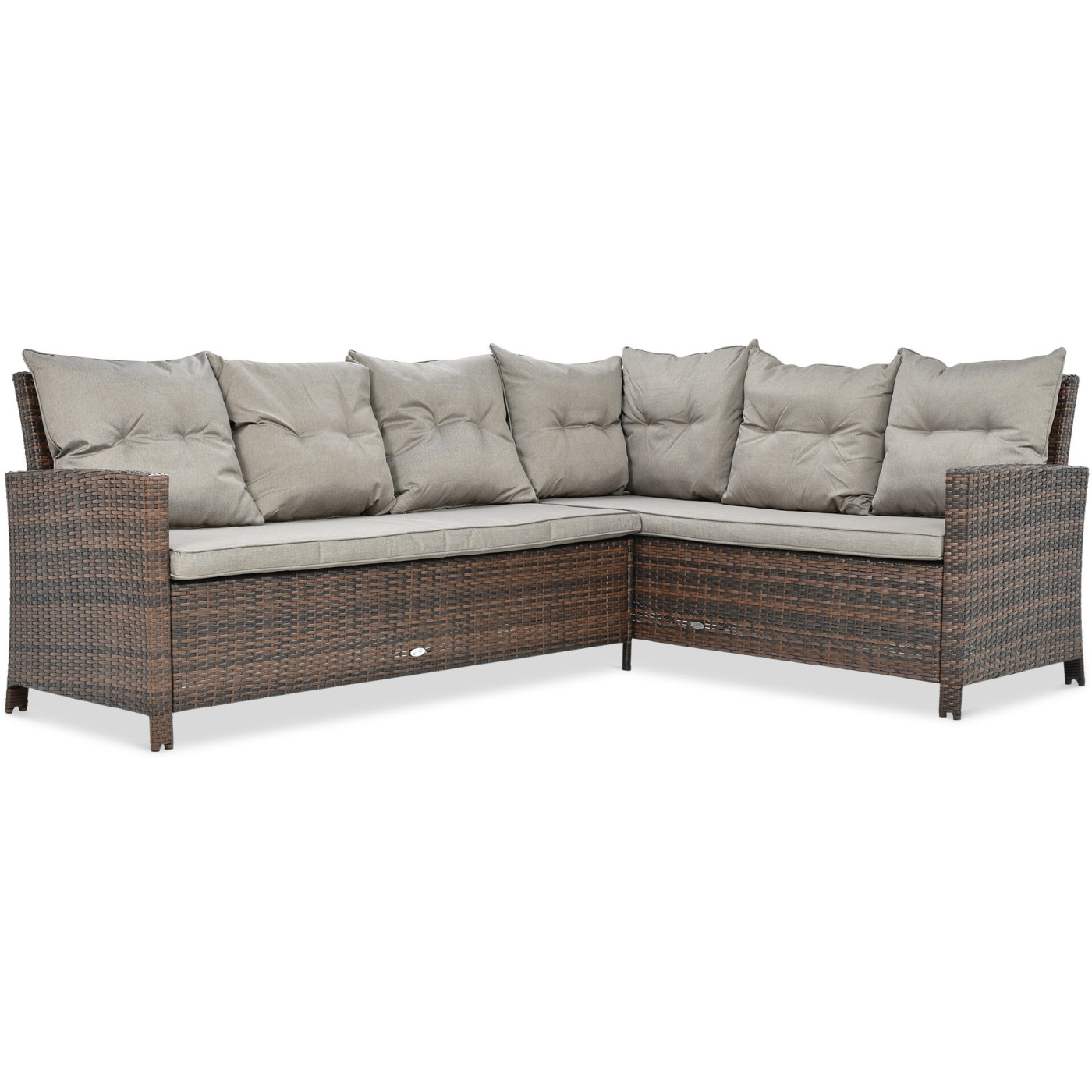 IBIZA CORNER SOFA BROWN