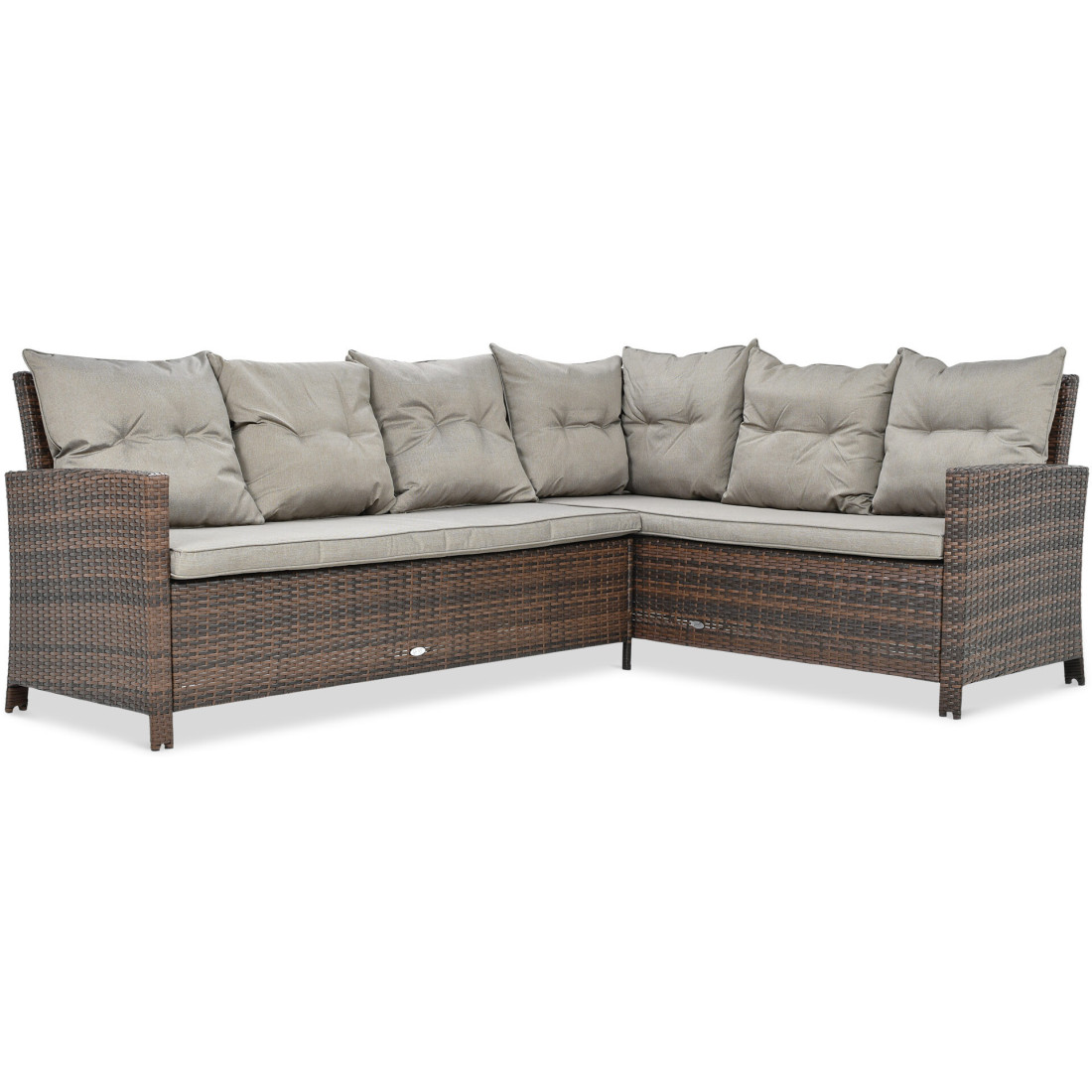 IBIZA CORNER SOFA BROWN