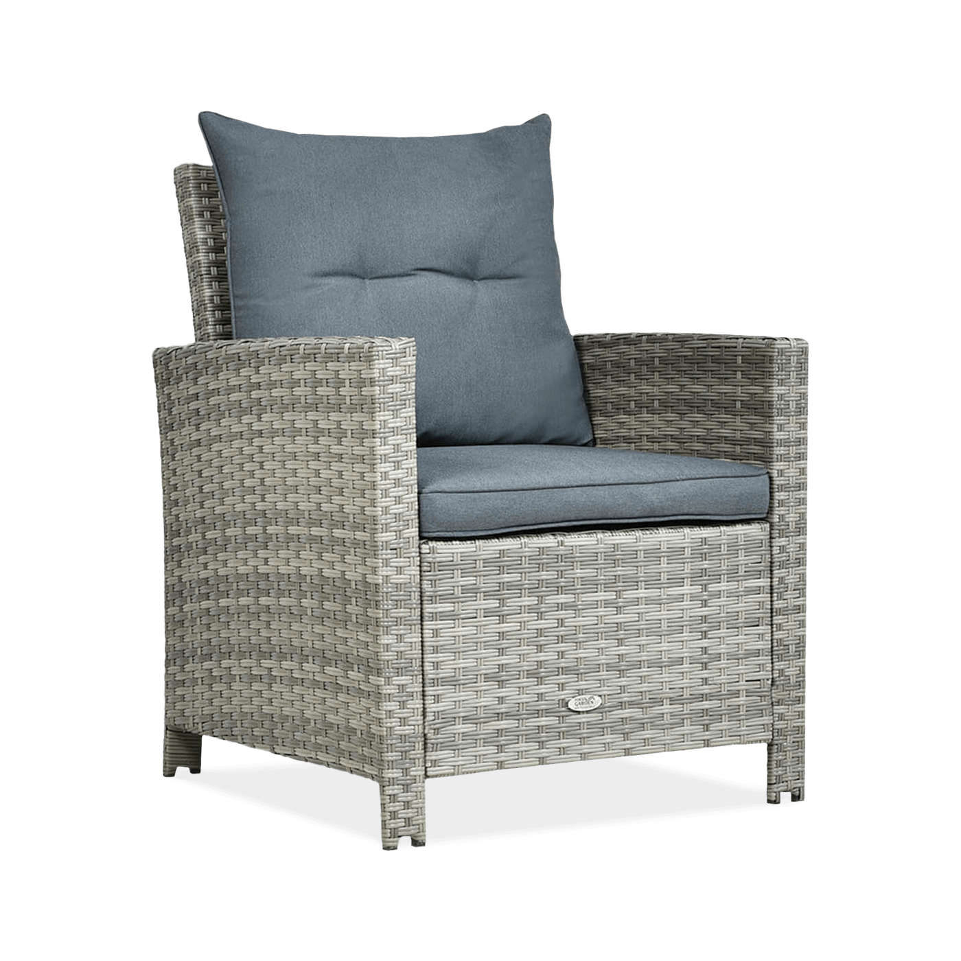 Fotel ogrodowy z technorattanu Ibiza Grey