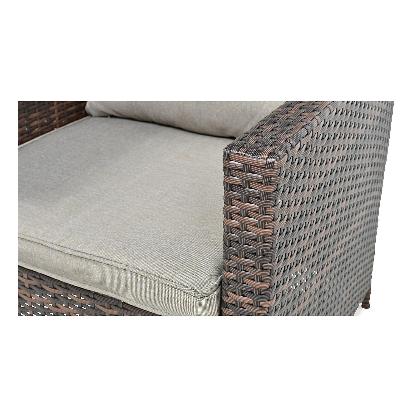 Fotel technorattanowy Ibiza Brown