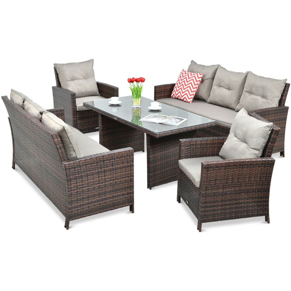 IBIZA FAMILY BROWN SET