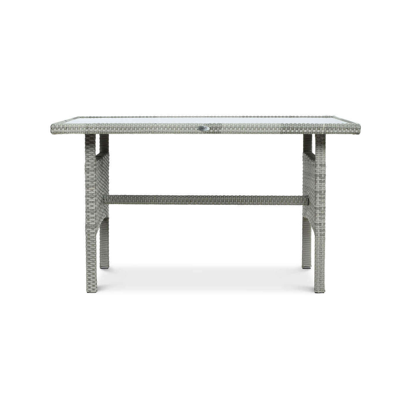 Jadalniany stół pokryty szkłem hartowanym