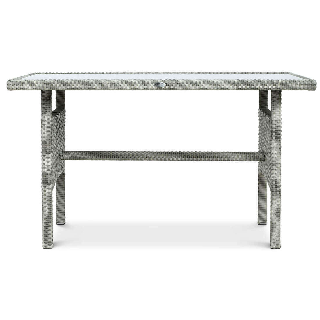 Jadalniany stół pokryty szkłem hartowanym