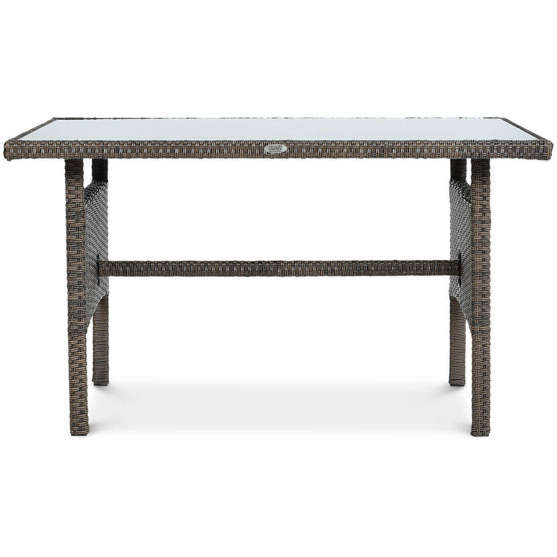 Jadalniany stół pokryty szkłem hartowanym