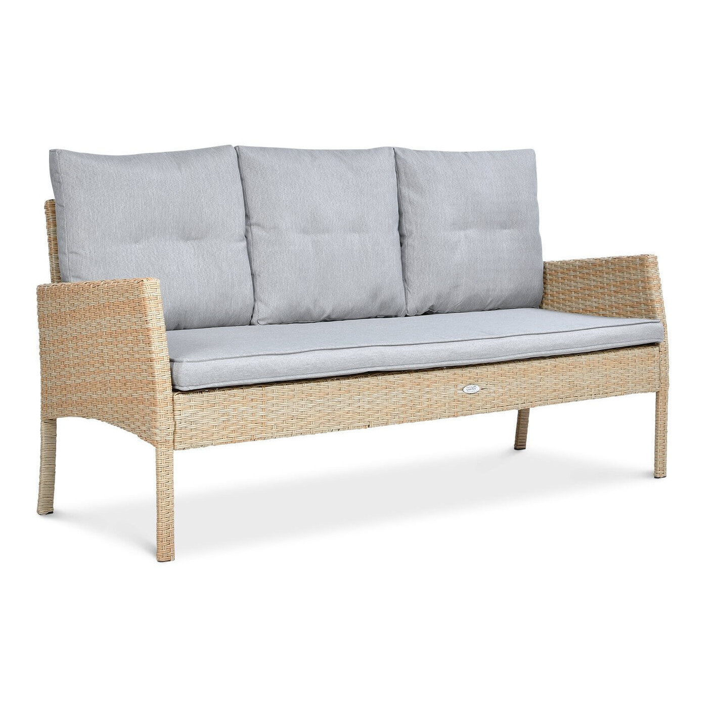 Trzyosobowa sofa wchodząca w skład zestawu mebli Cortina Family