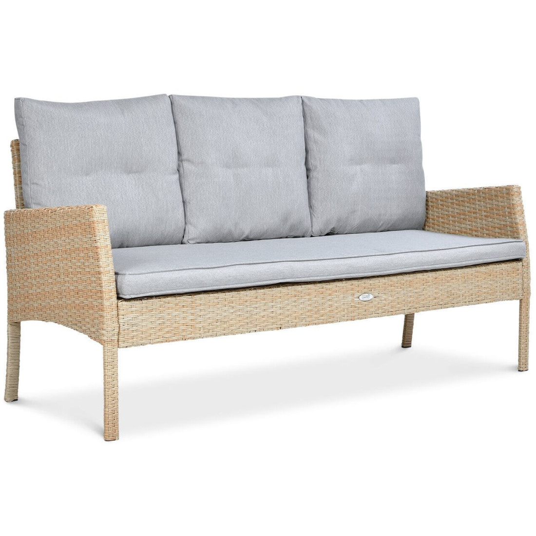 Trzyosobowa sofa wchodząca w skład zestawu mebli Cortina Family