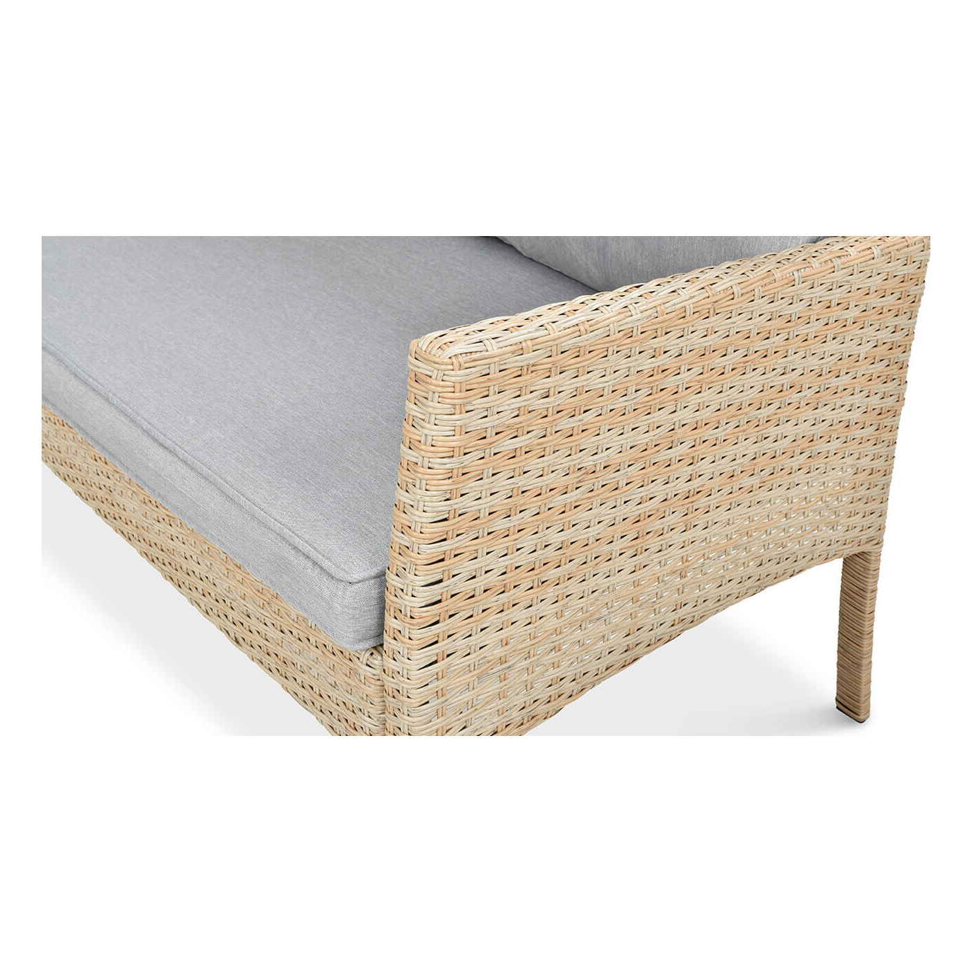 Zbliżenie na materiał wykonania mebli ogrodowych Cortina Family