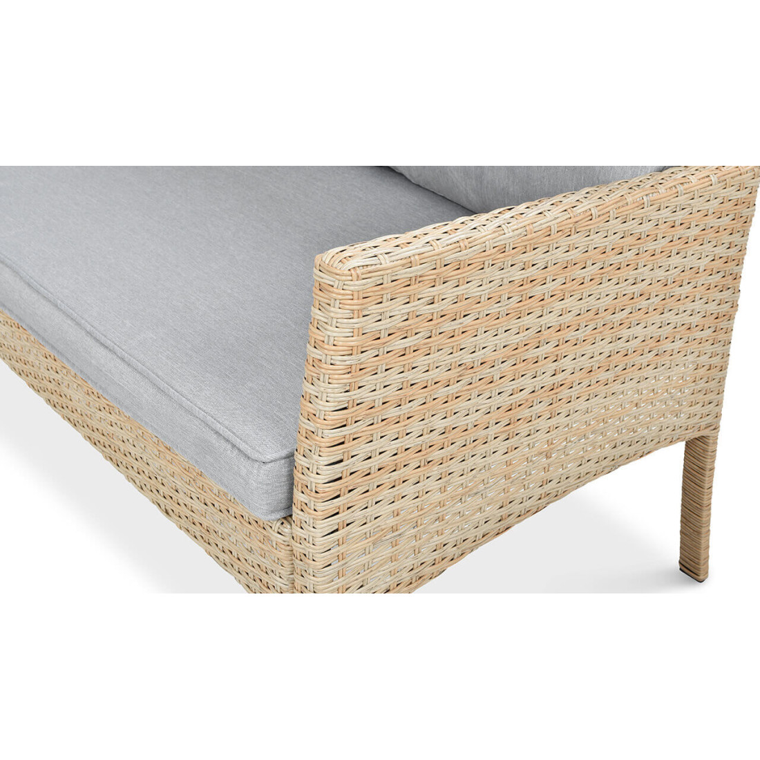 Zbliżenie na materiał wykonania mebli ogrodowych Cortina Family