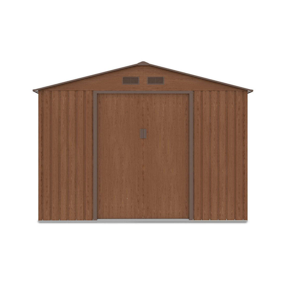 Widok na przód domku narzędziowego HUDSON 277x255cm