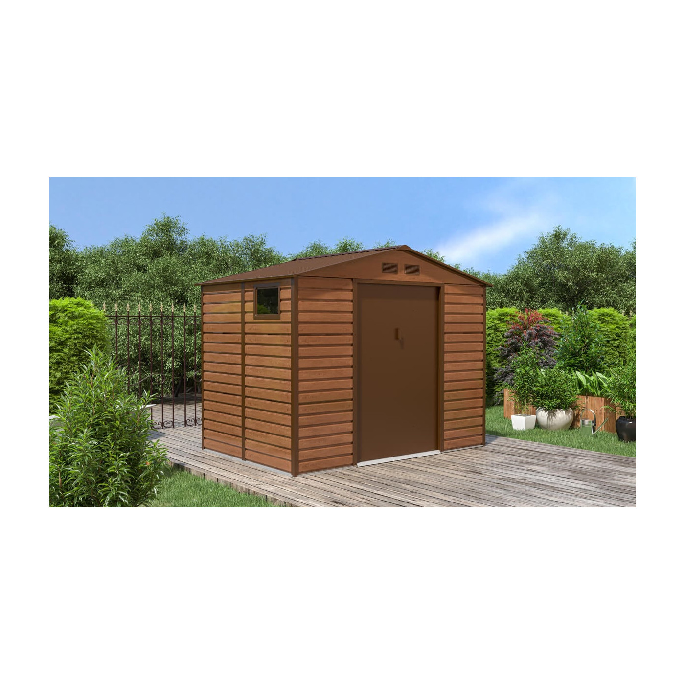 Aranżacja w ogrodzie domku na narzędzia Montreal 277x195cm