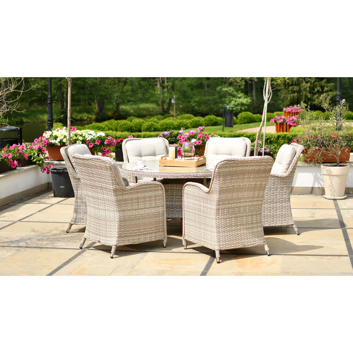 Meble z Technorattanu - Barcelona Beige