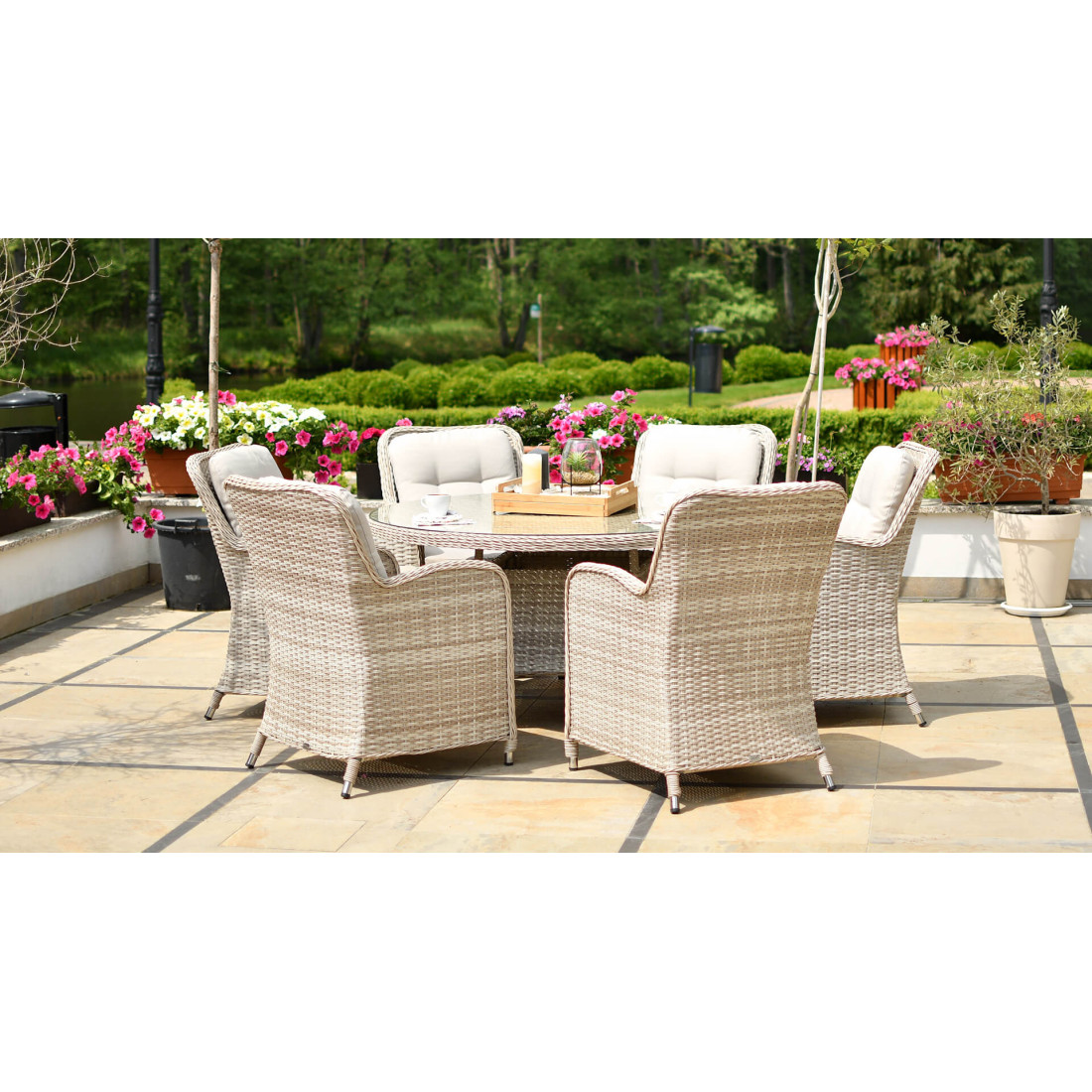 Meble z Technorattanu - Barcelona Beige