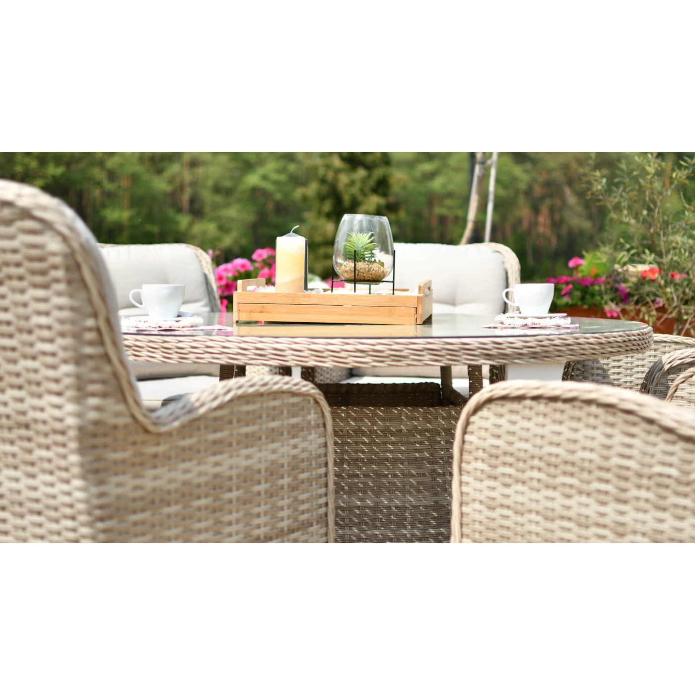 BARCELONA 6/140 BEIGE SET