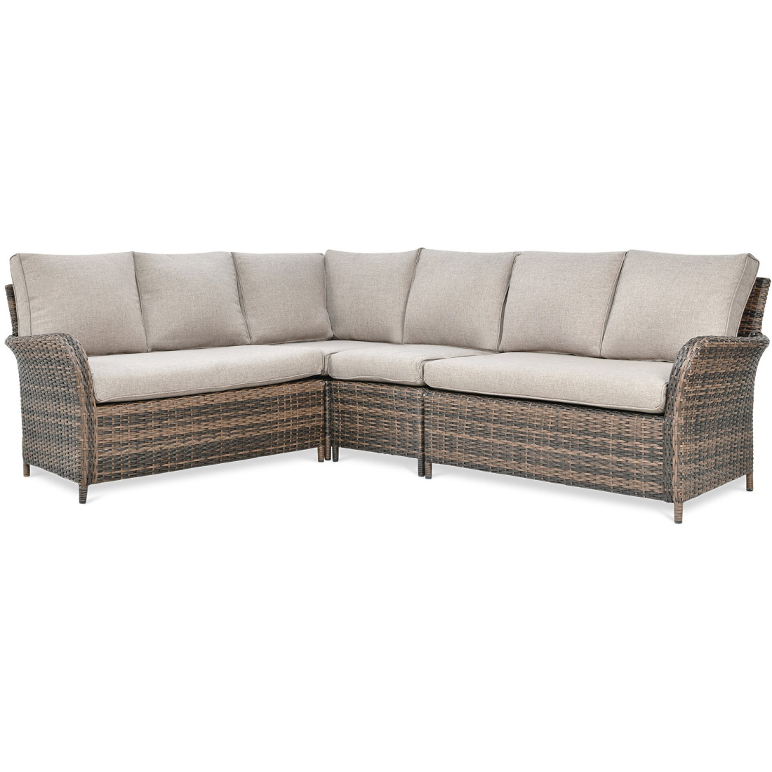 Naroznik technorattanowy Ventura Grand Brown