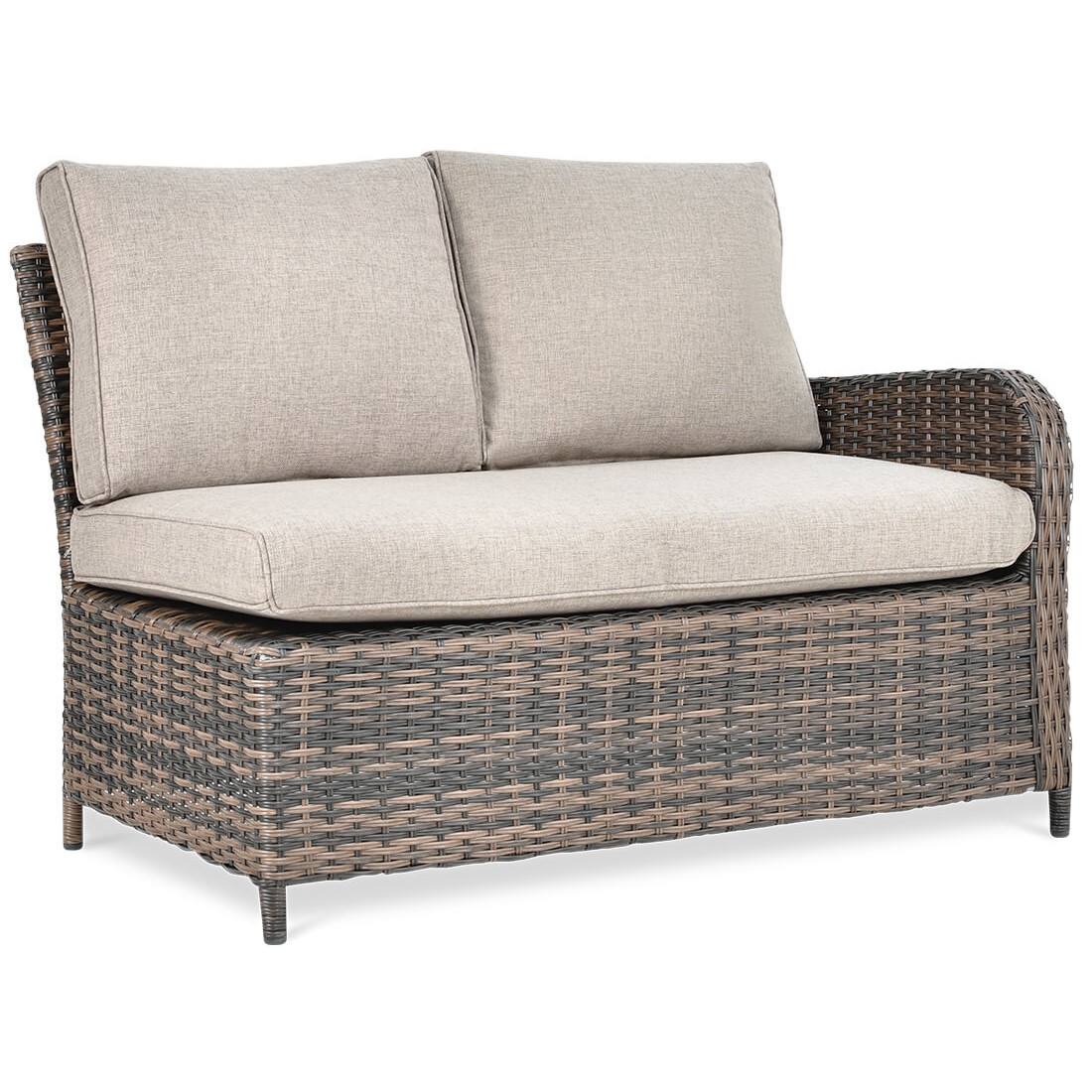 Naroznik technorattanowy Ventura Grand Brown