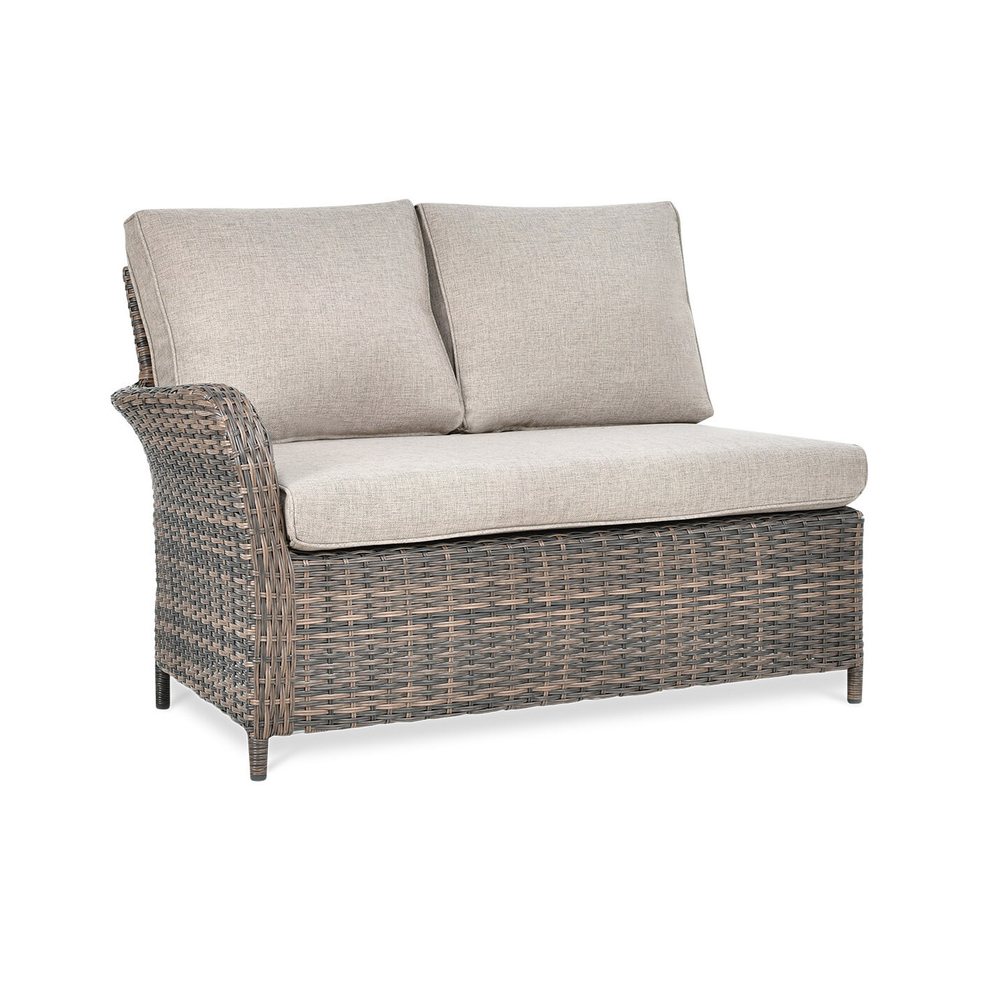 Naroznik technorattanowy Ventura Grand Brown