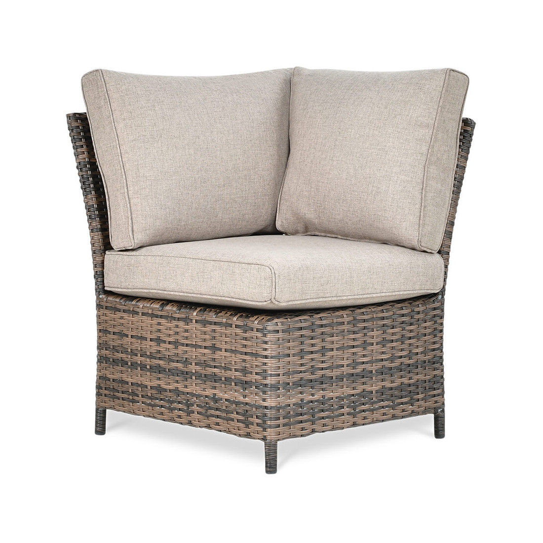 Naroznik technorattanowy Ventura Grand Brown