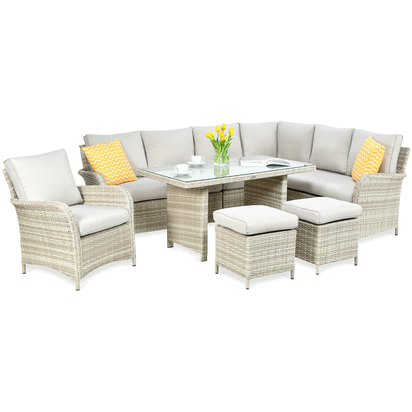 Narożnik Technorattanowy Ventura Grand Beige