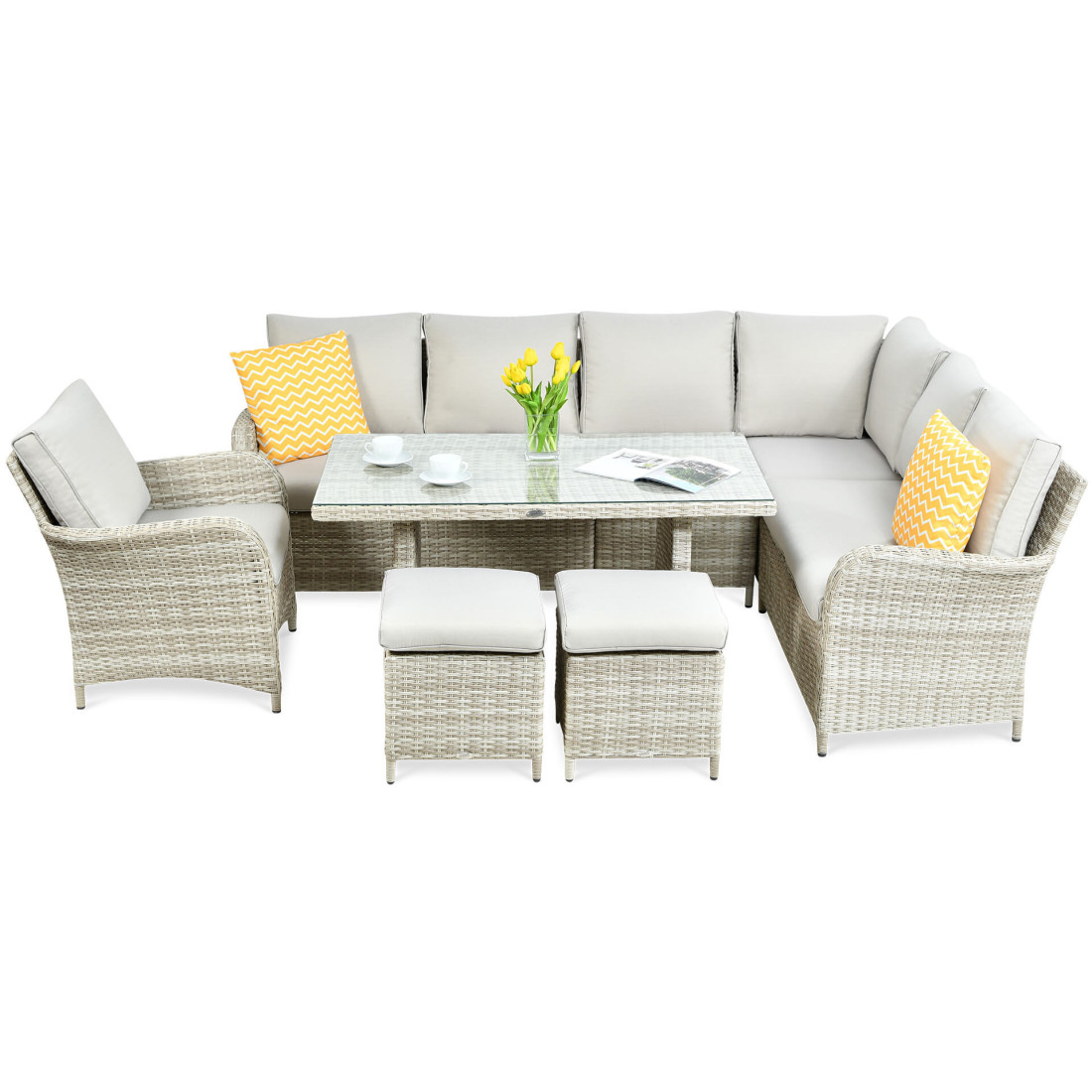 Narożnik Technorattanowy Ventura Grand Beige