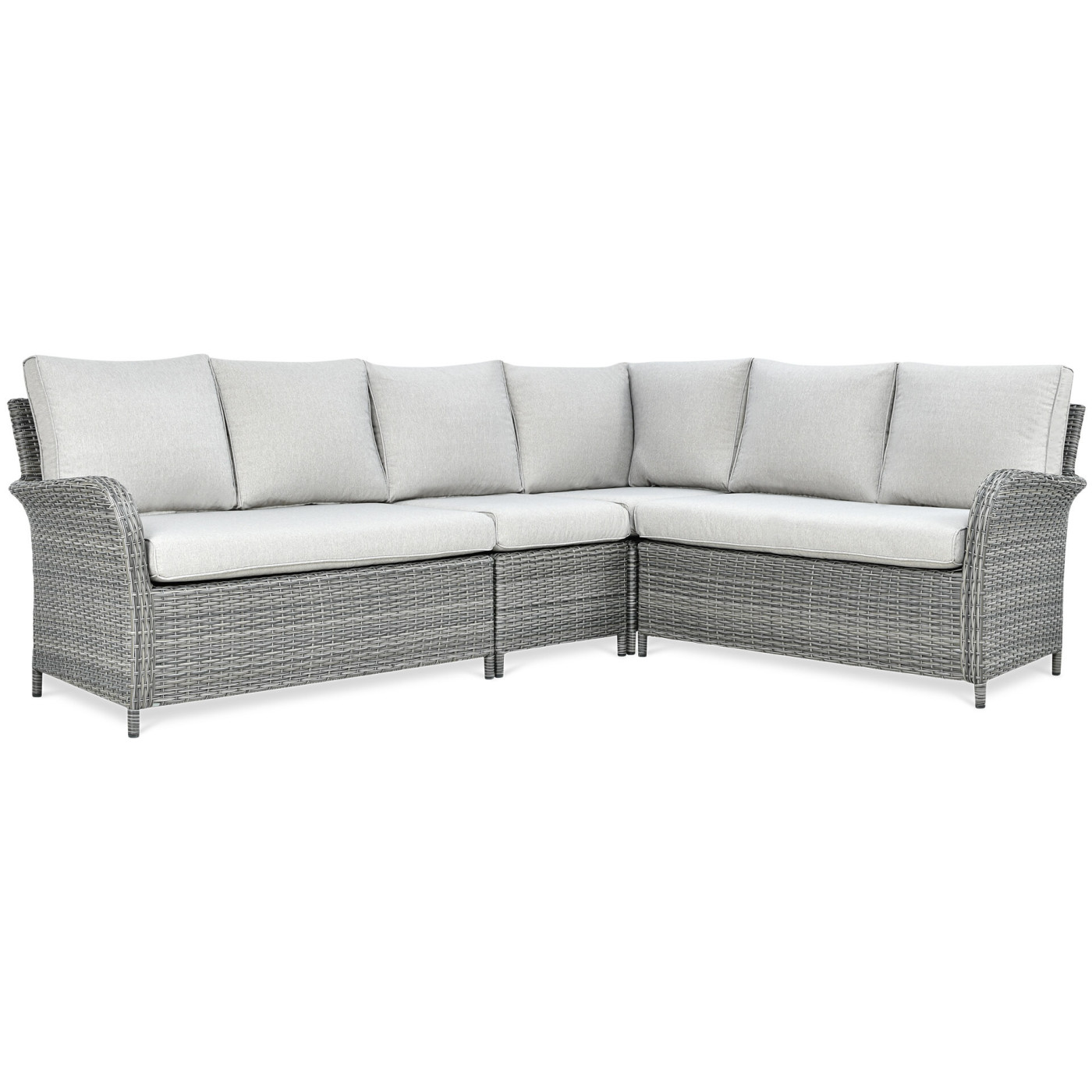 Narożnik technorattan Ventura Grand Dark Grey